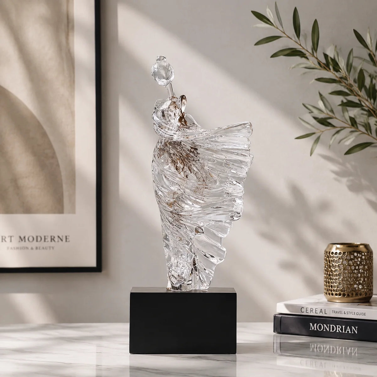 Lucite Body Form Statue
