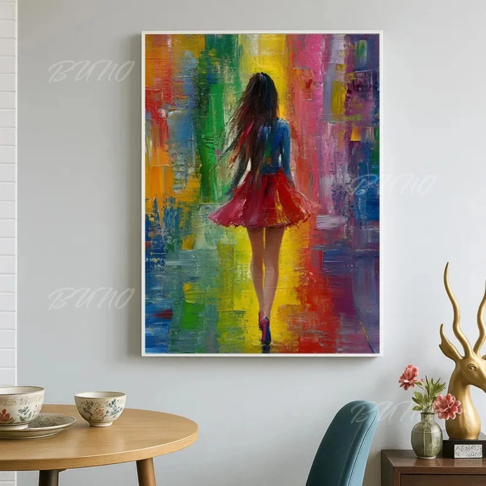 Figure Palette Knife Art