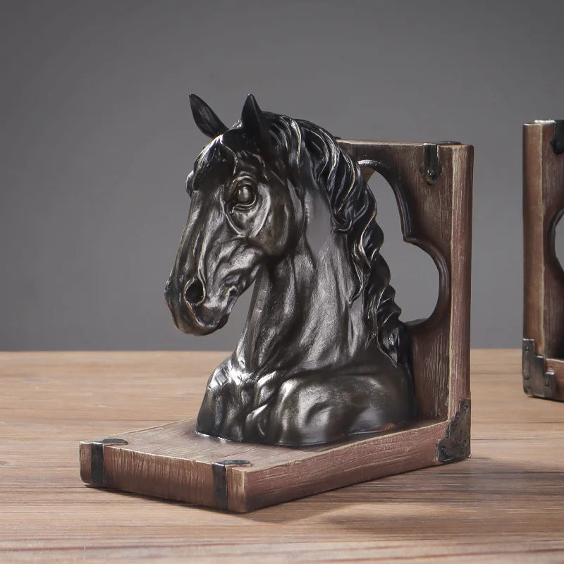 Horse Head Bookend