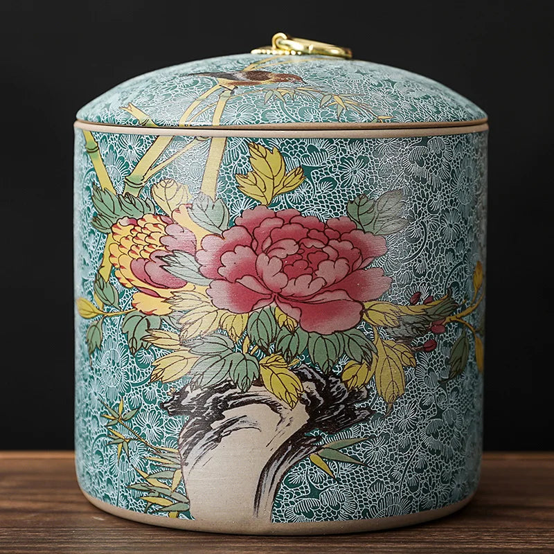 Ceramic Sealed Tea Jar