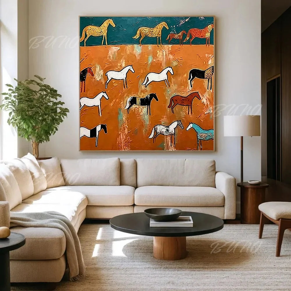 Modern Coastal Textured Painting