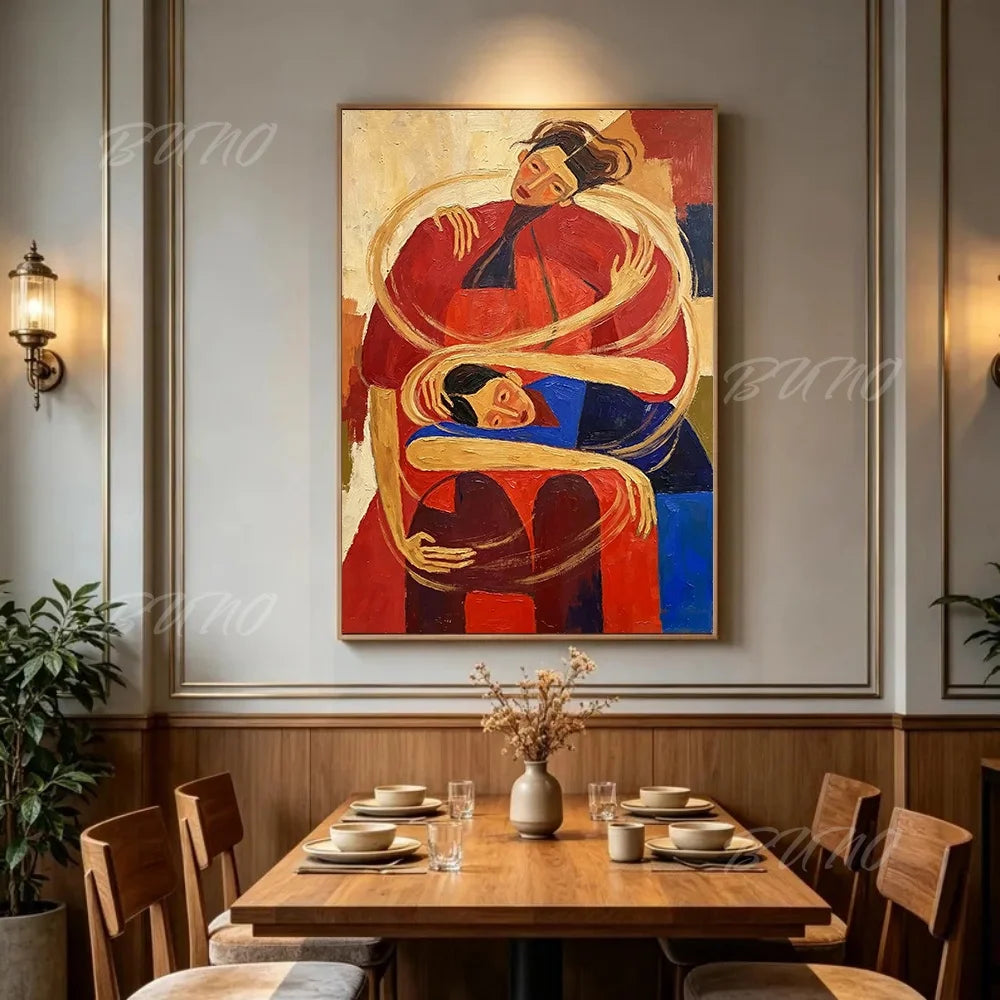 Art Deco Cubist Figure Art