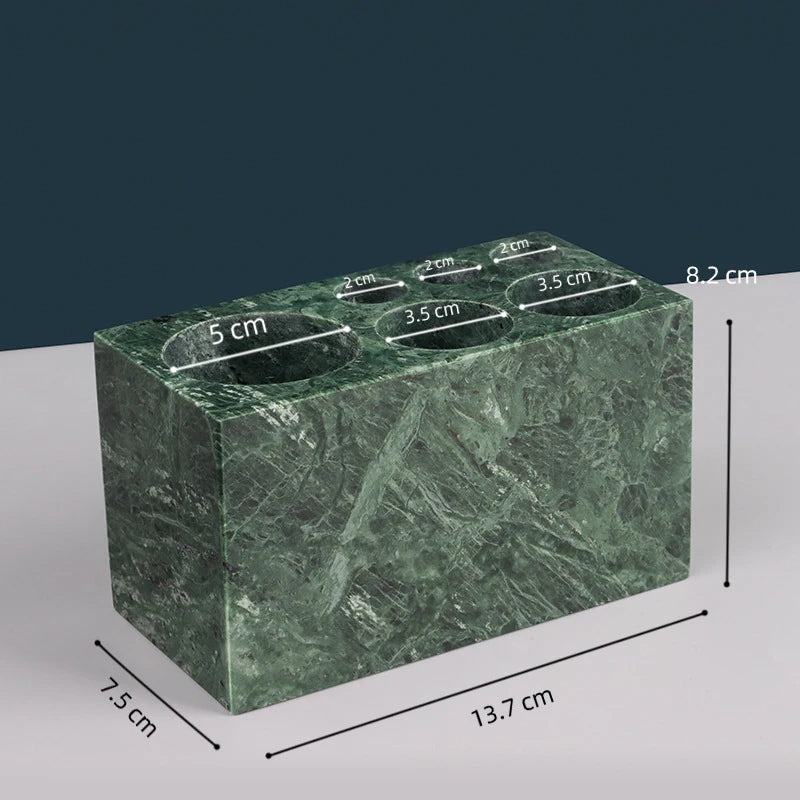 Natural Marble Toothbrush Holder Cup