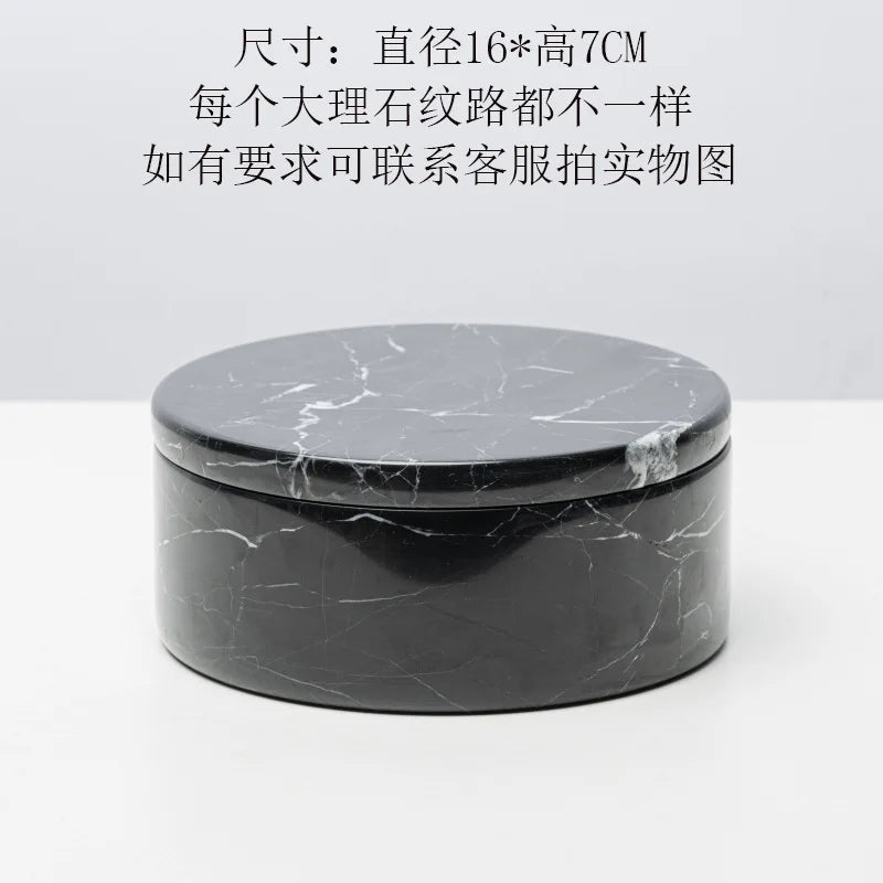 Nordic Marble Storage Jar
