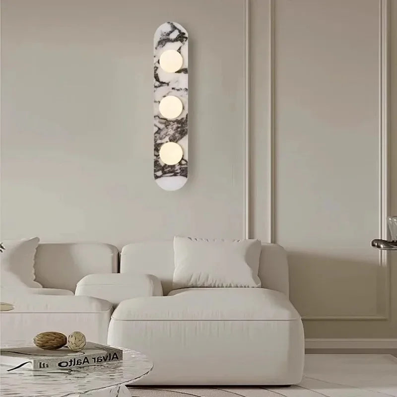 Designer Natural Marble Wall Lamp