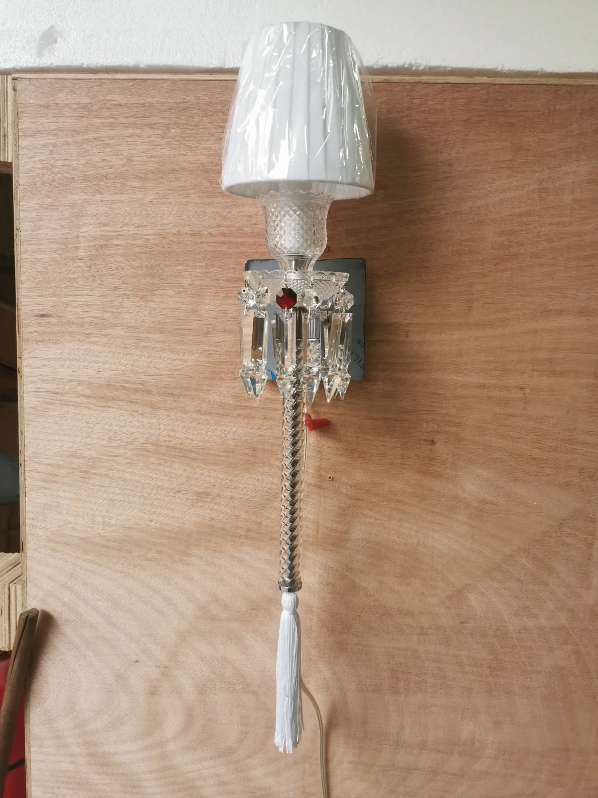Crystal Headboard Wall Lamp