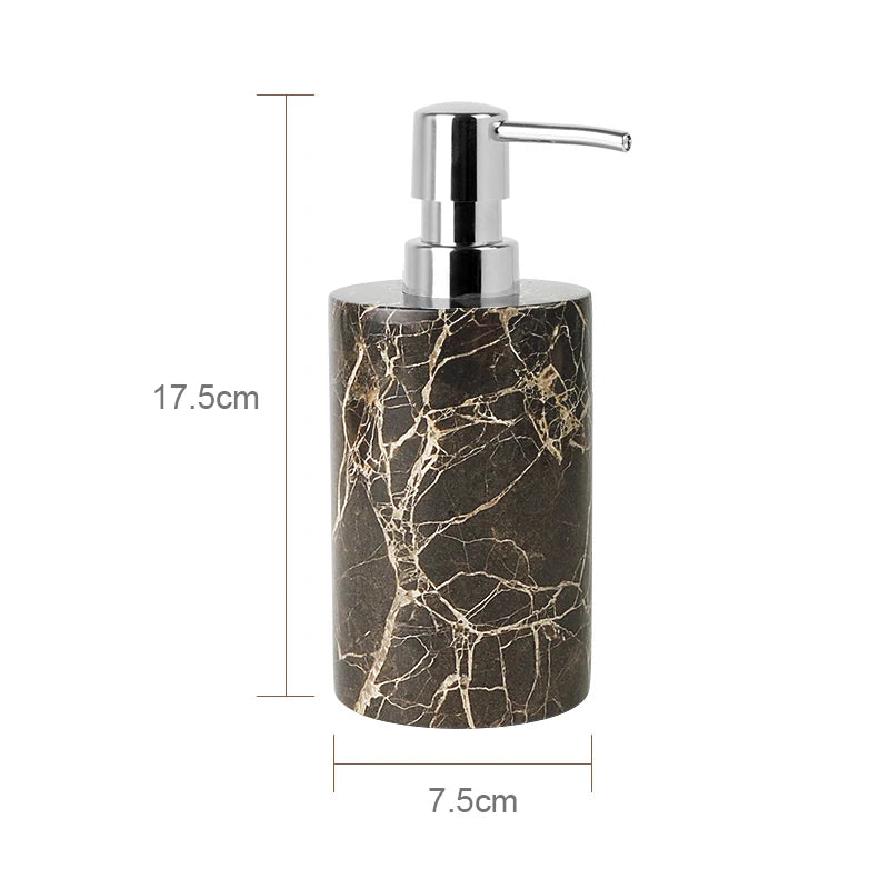 Emperador Dark Marble Bath Set