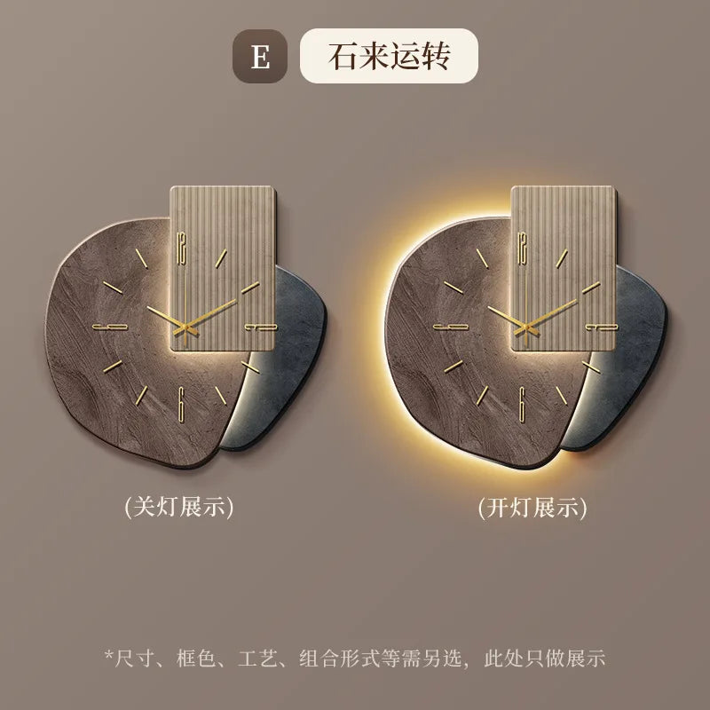 Lucky Stone Wall Clock