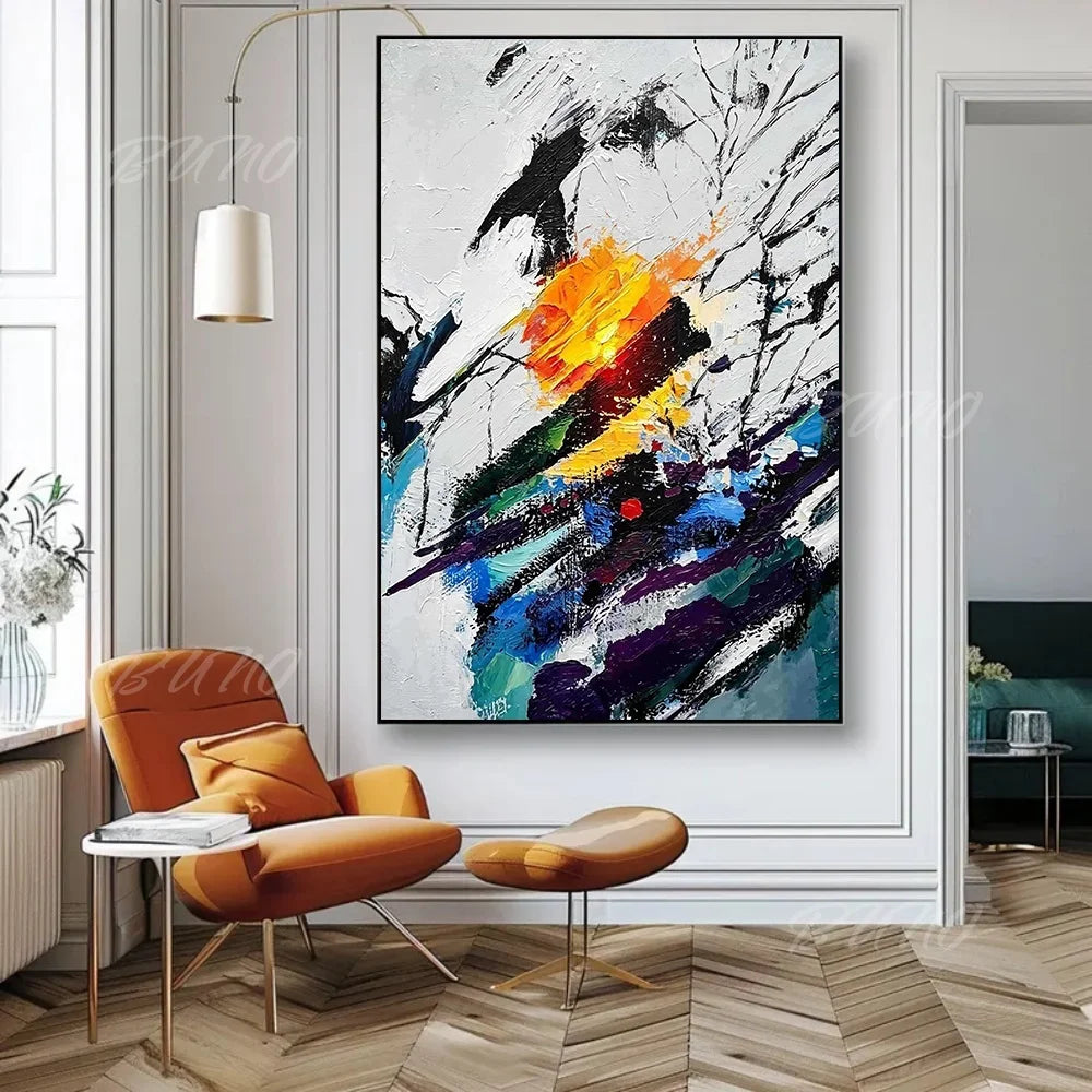 Vibrant Impasto Painting