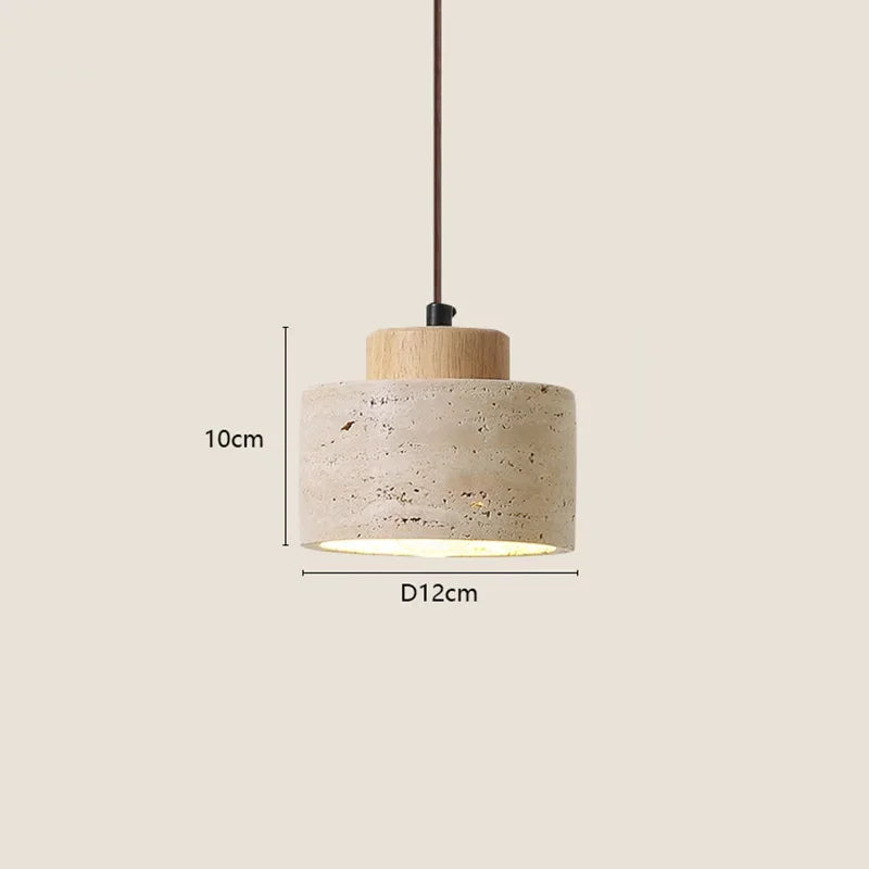 Yellow Cave Stone Pendant Lamp