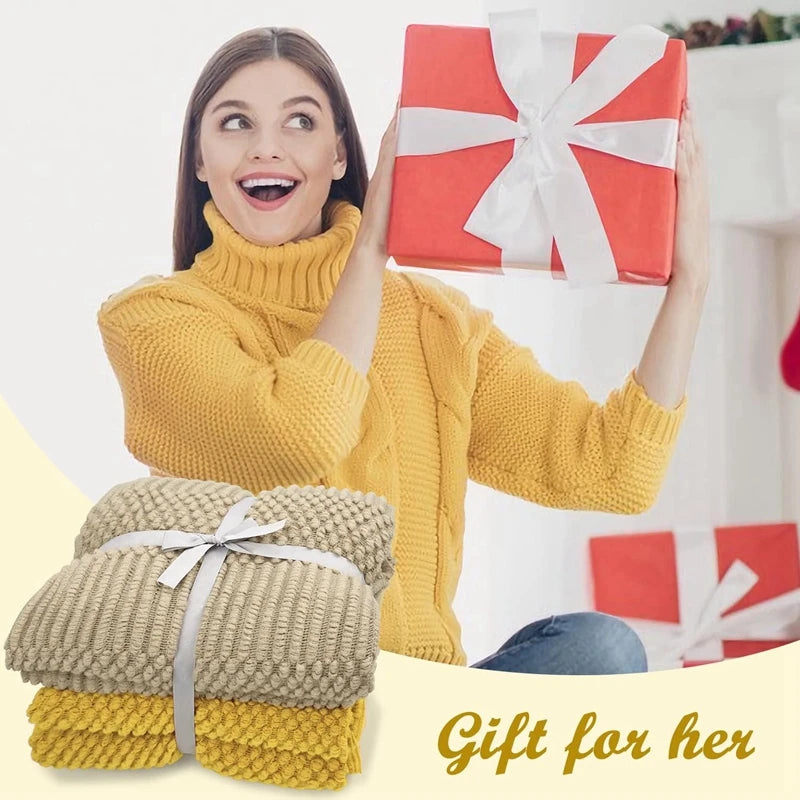 Oversized Knit Throw