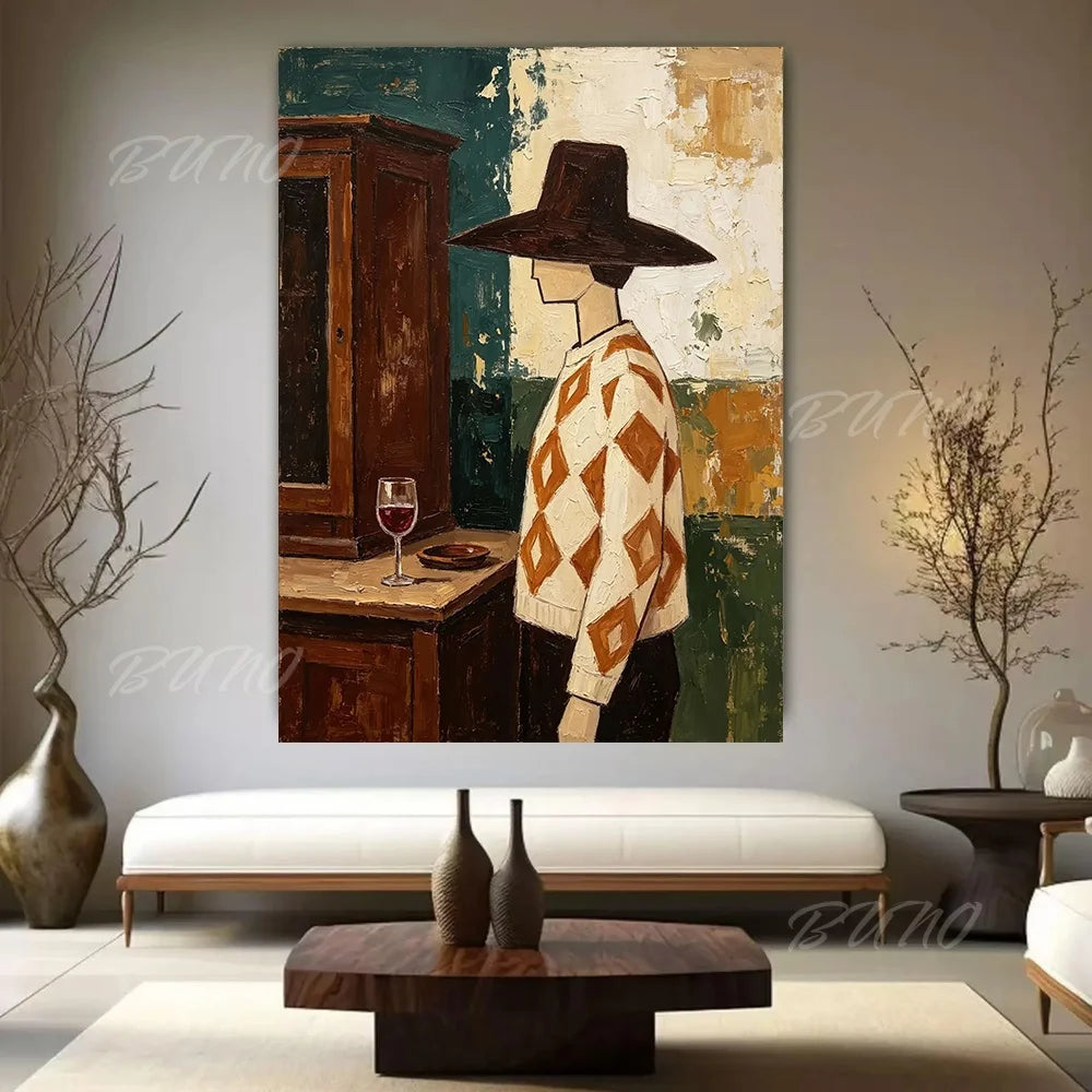 Boho Textured Canvas Art