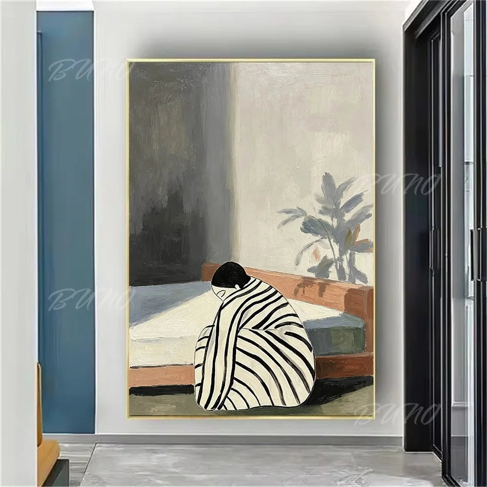 Wabi Sabi Textured Painting
