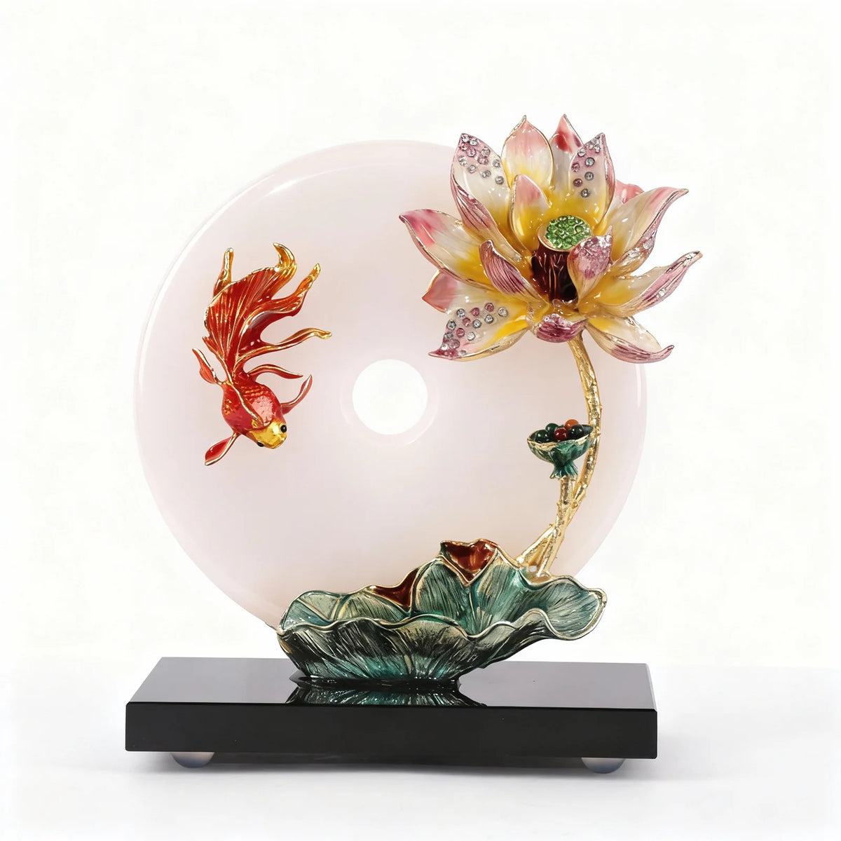 Cloisonne Lotus Ornament