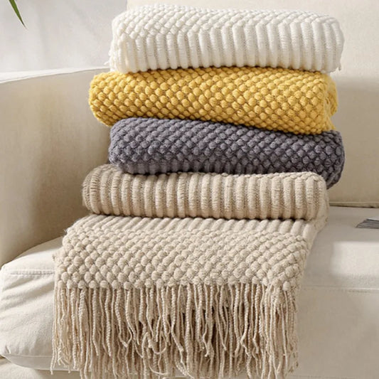 Oversized Knit Throw