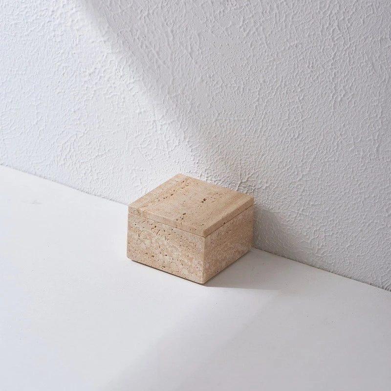 Travertine Jewellery Box