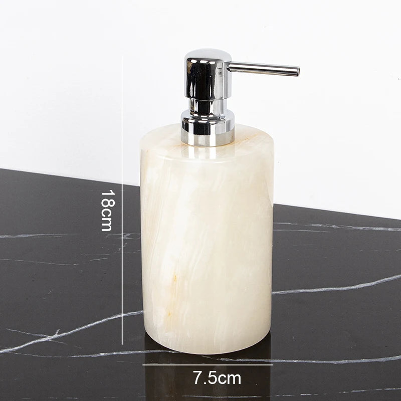 White Onyx Vanity Set