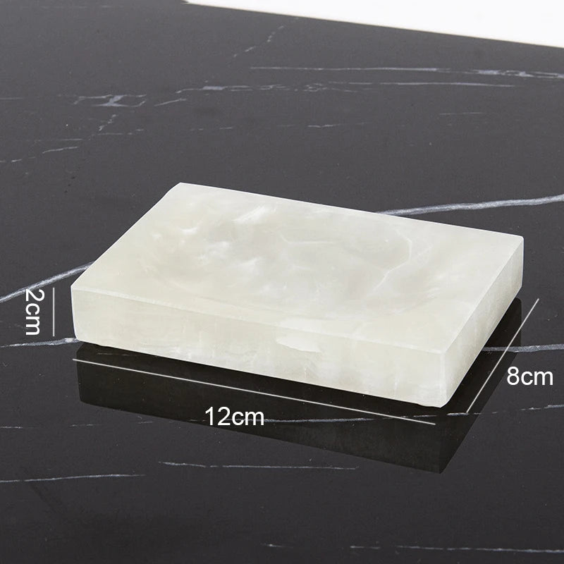 White Onyx Vanity Set