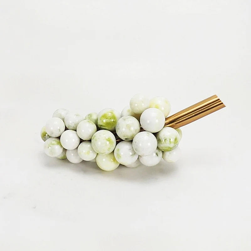 Handmade Natural Marble Grapes Bunch
