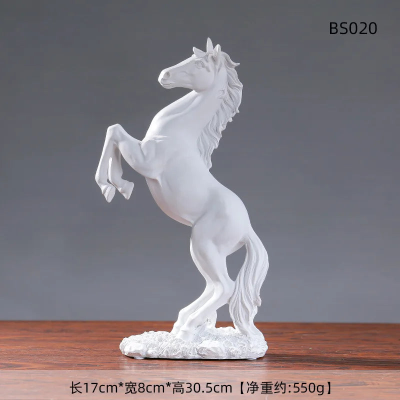 Victory Horse Resin Statue