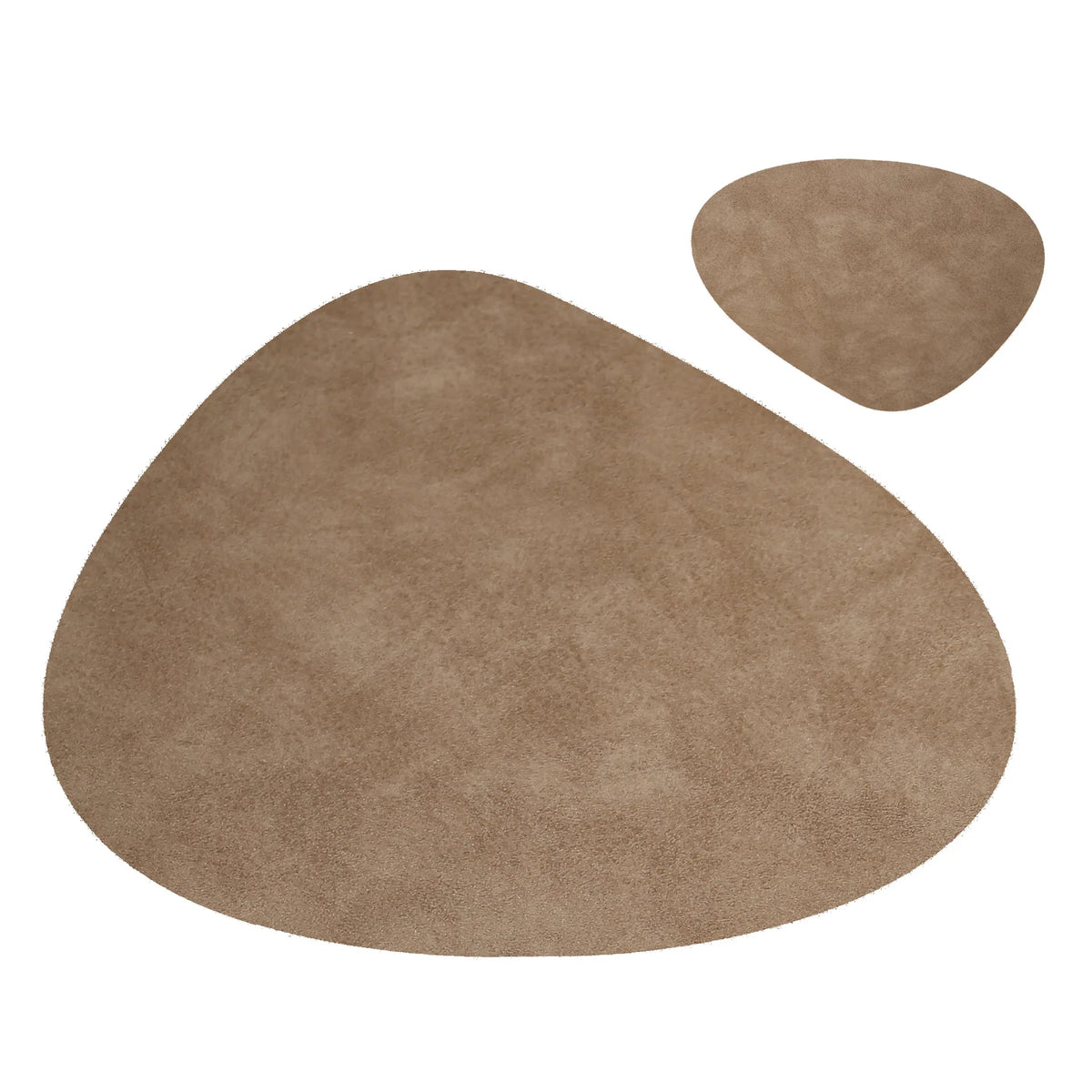 Cowhide Placemat and Coaster Set
