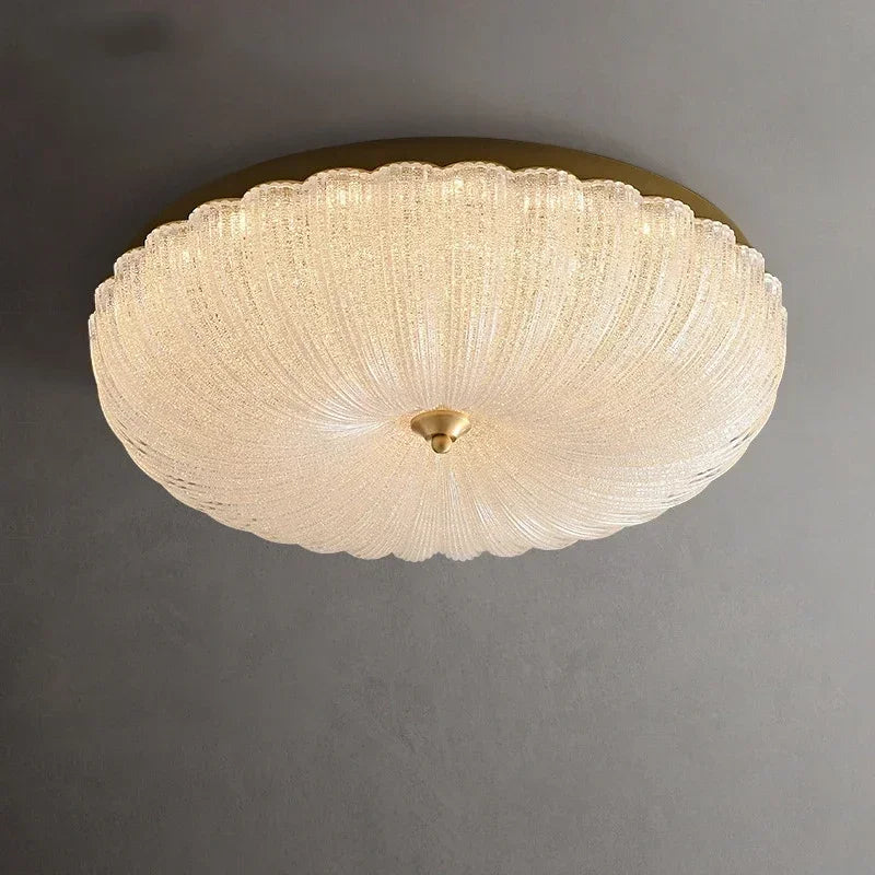 French Style Ceiling Light Cream