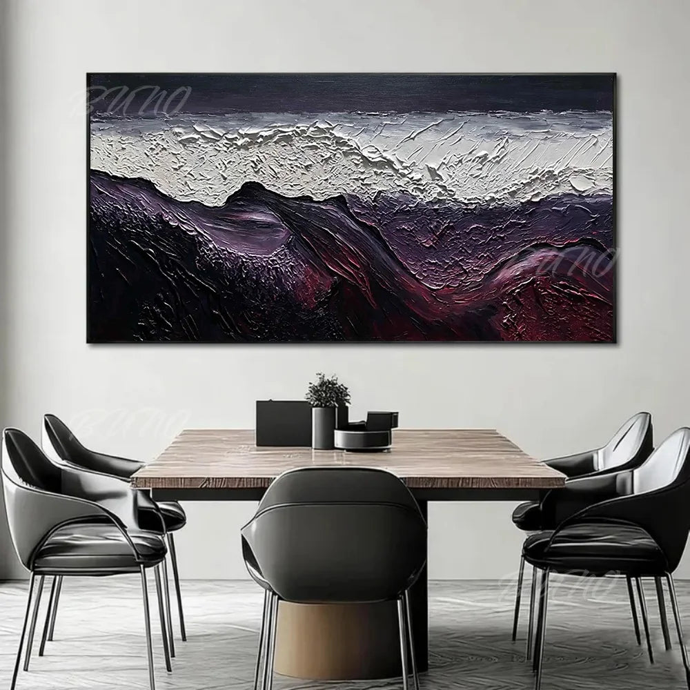 Earth Tone Mountain Painting