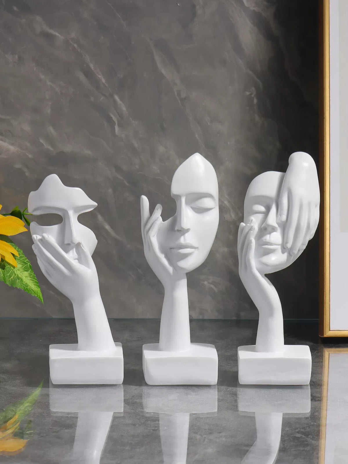 Nordic Mask Resin Figurine