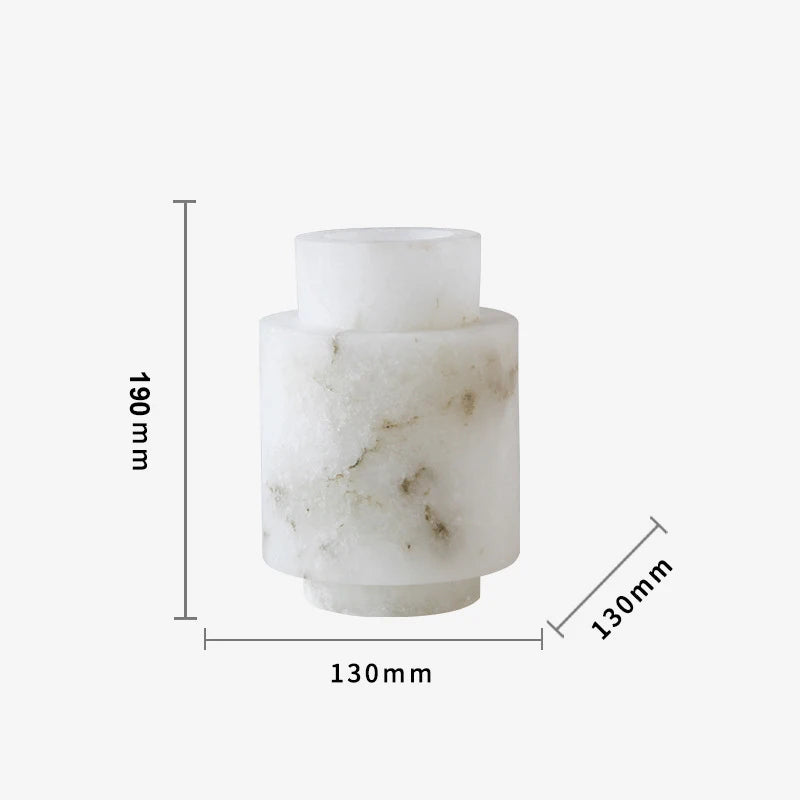 Natural Marble Pillar Vase