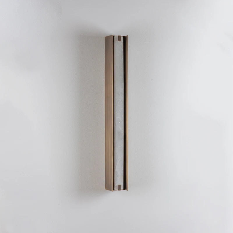 Chinese Style Natural Marble Strip Wall Lamp