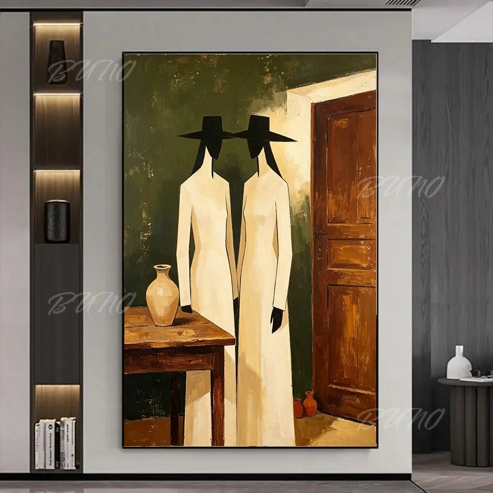 Gothic Woman Oil Painting