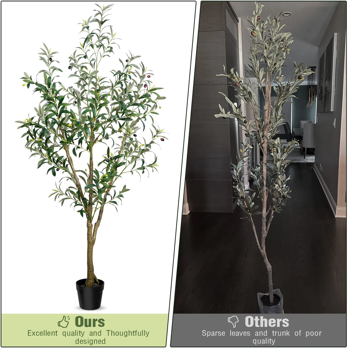 Olive Trees Artificial Indoor Faux Tree