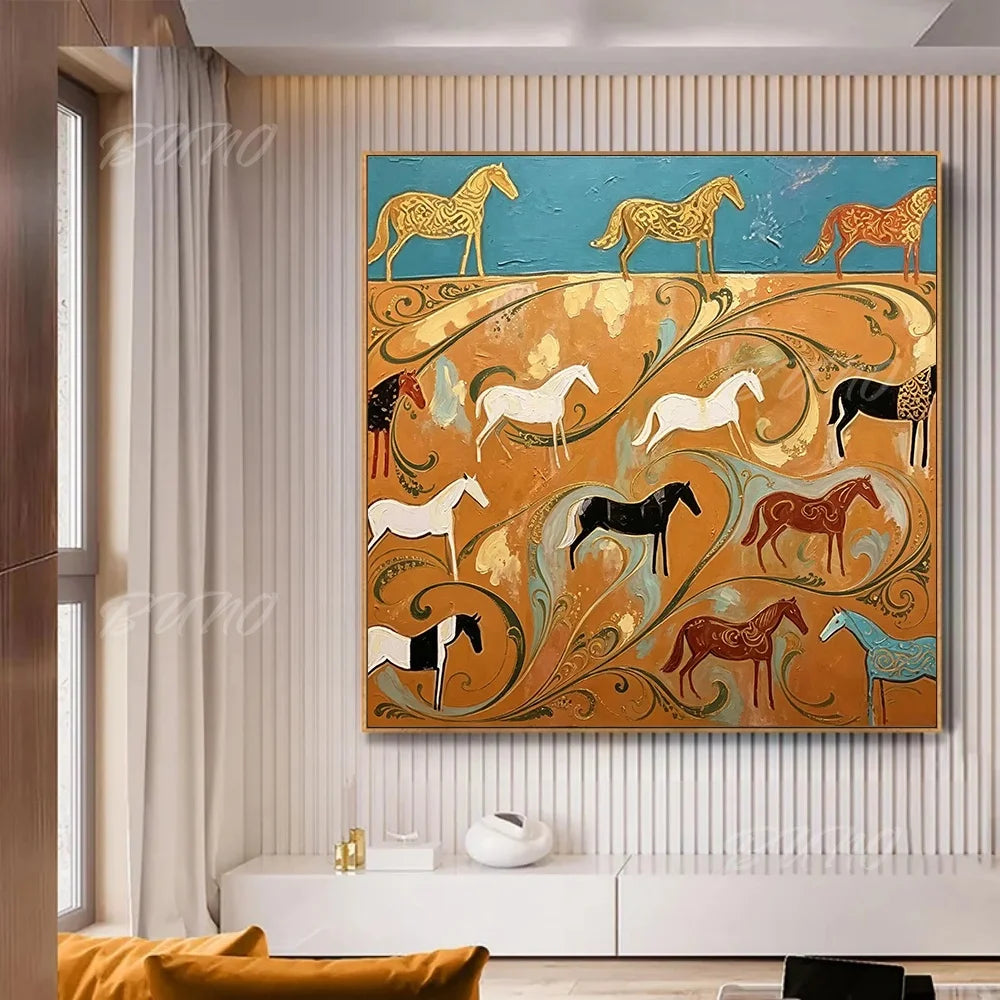 Modern Coastal Textured Painting