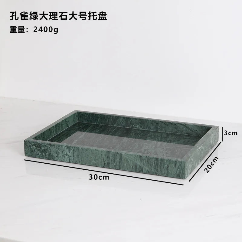 Square Marble Jewellery Tray