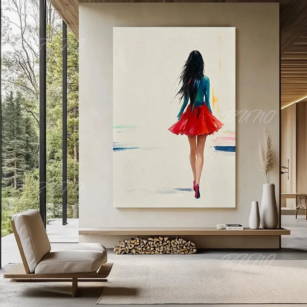 Figure Palette Knife Art