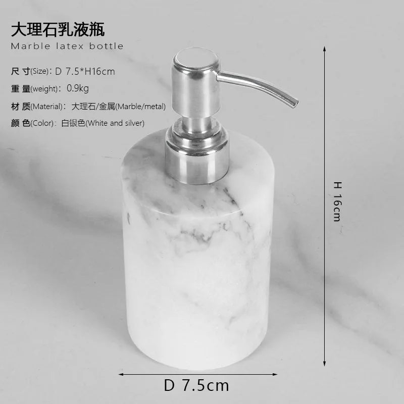 Marble Lotion Bottle Set