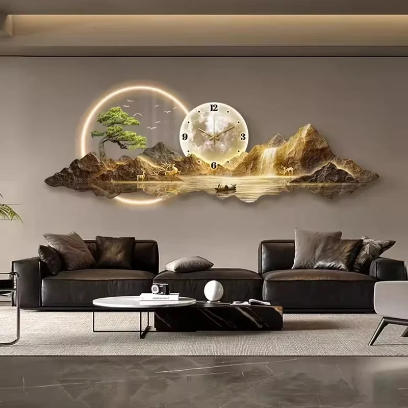 Minimalist LED Wall Clock