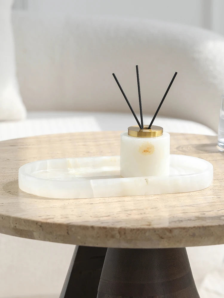 Real Luxurious Marble Vanity Tray