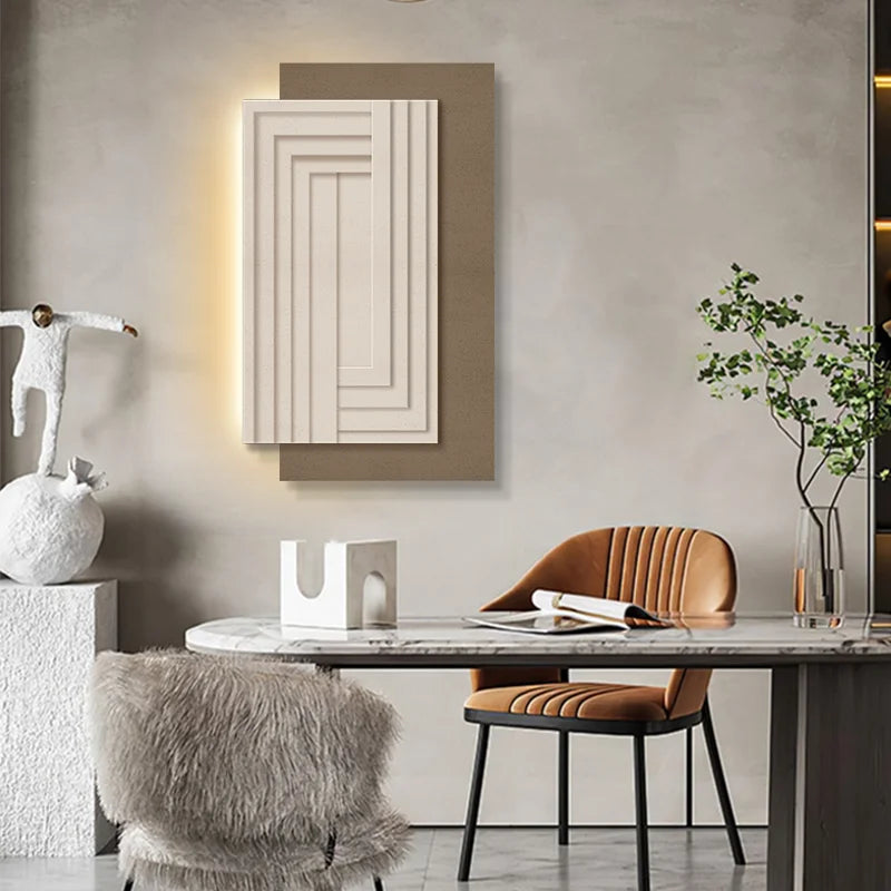 Abstract Porch Mural Light