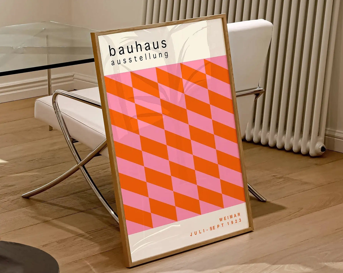 Bauhaus Geometric Poster