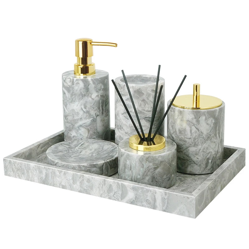 Pitaya Flower Natural Marble Bathroom