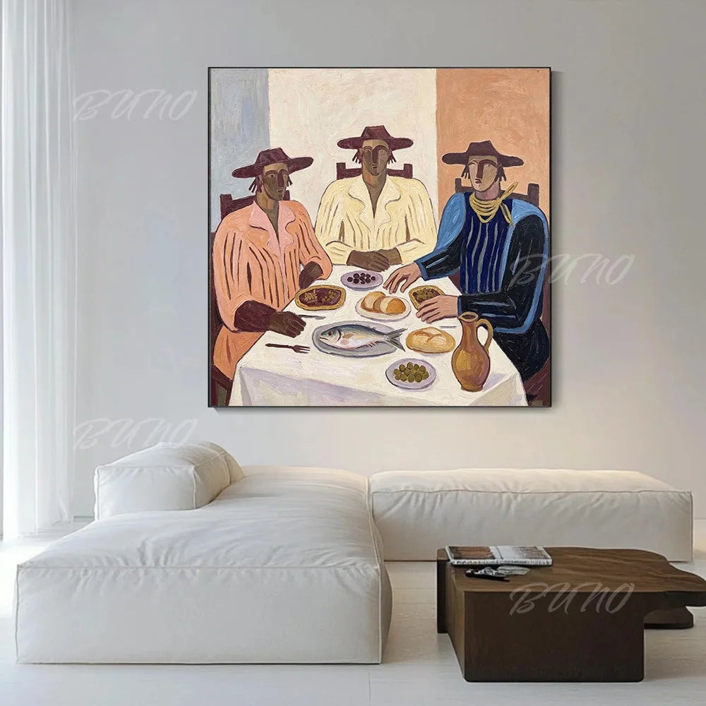 Mediterranean Figures Art