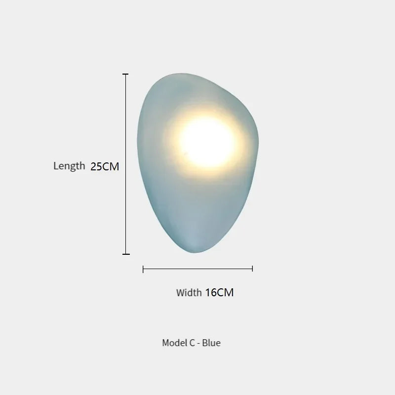 Nordic Designer Wall Lamp Pebble