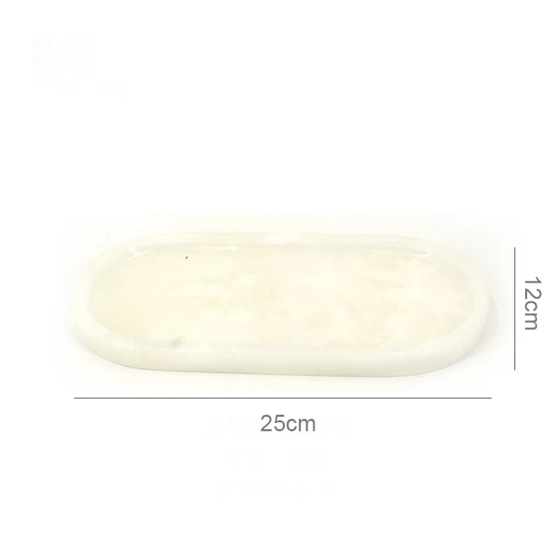 Real Luxurious Marble Vanity Tray