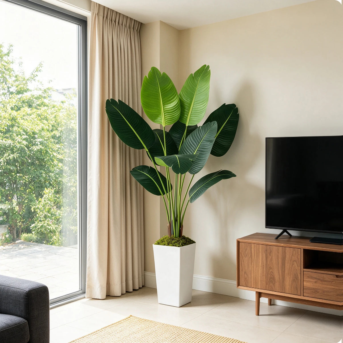 Bird of Paradise Faux Tree