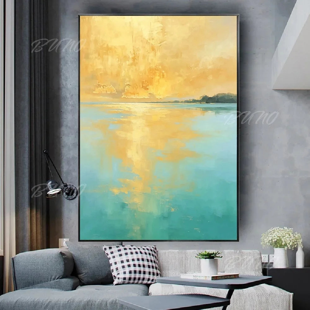 Lake View Palette Painting
