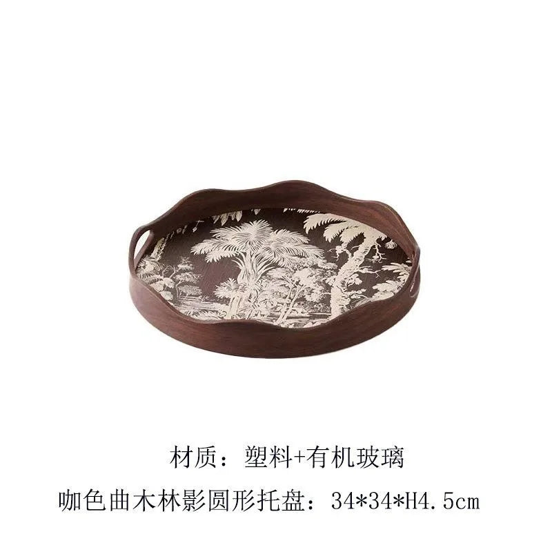 Gilded Branch Tray