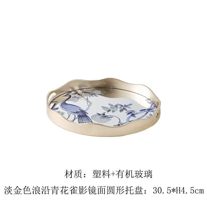 Gilded Branch Tray