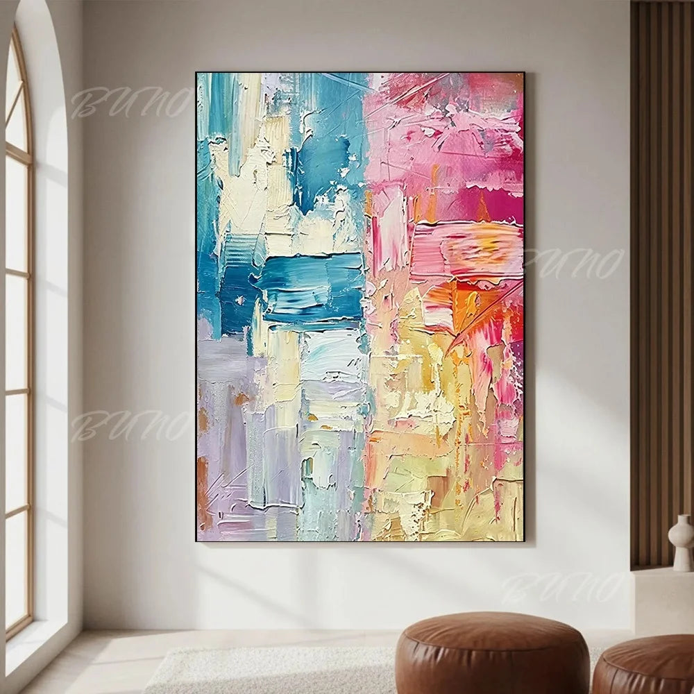 Thick Impasto Palette Painting