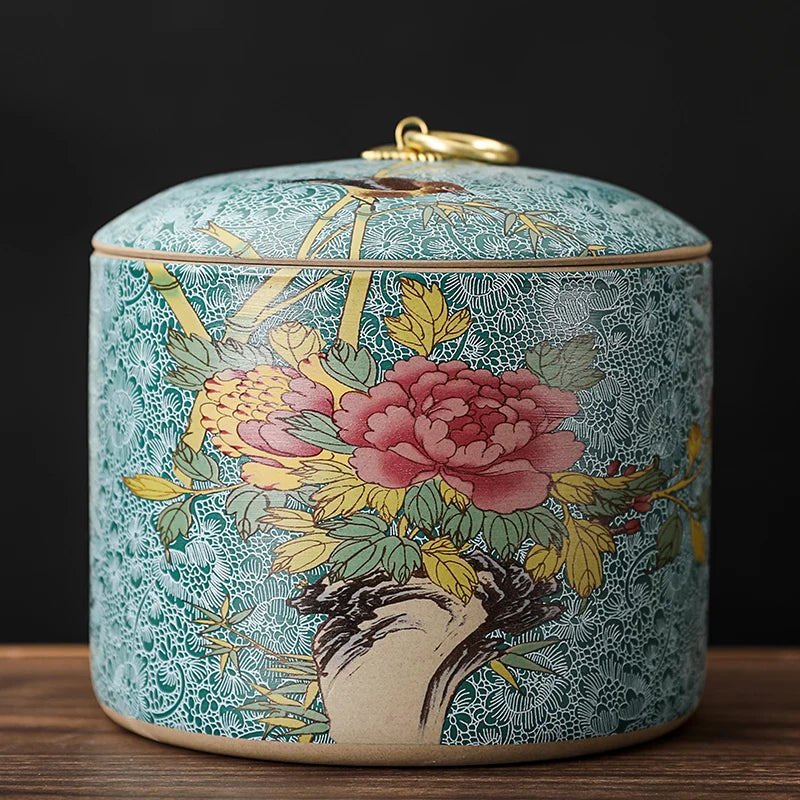 Ceramic Sealed Tea Jar